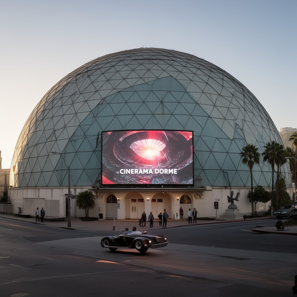 AI-generated illustration of Cinerama Dome