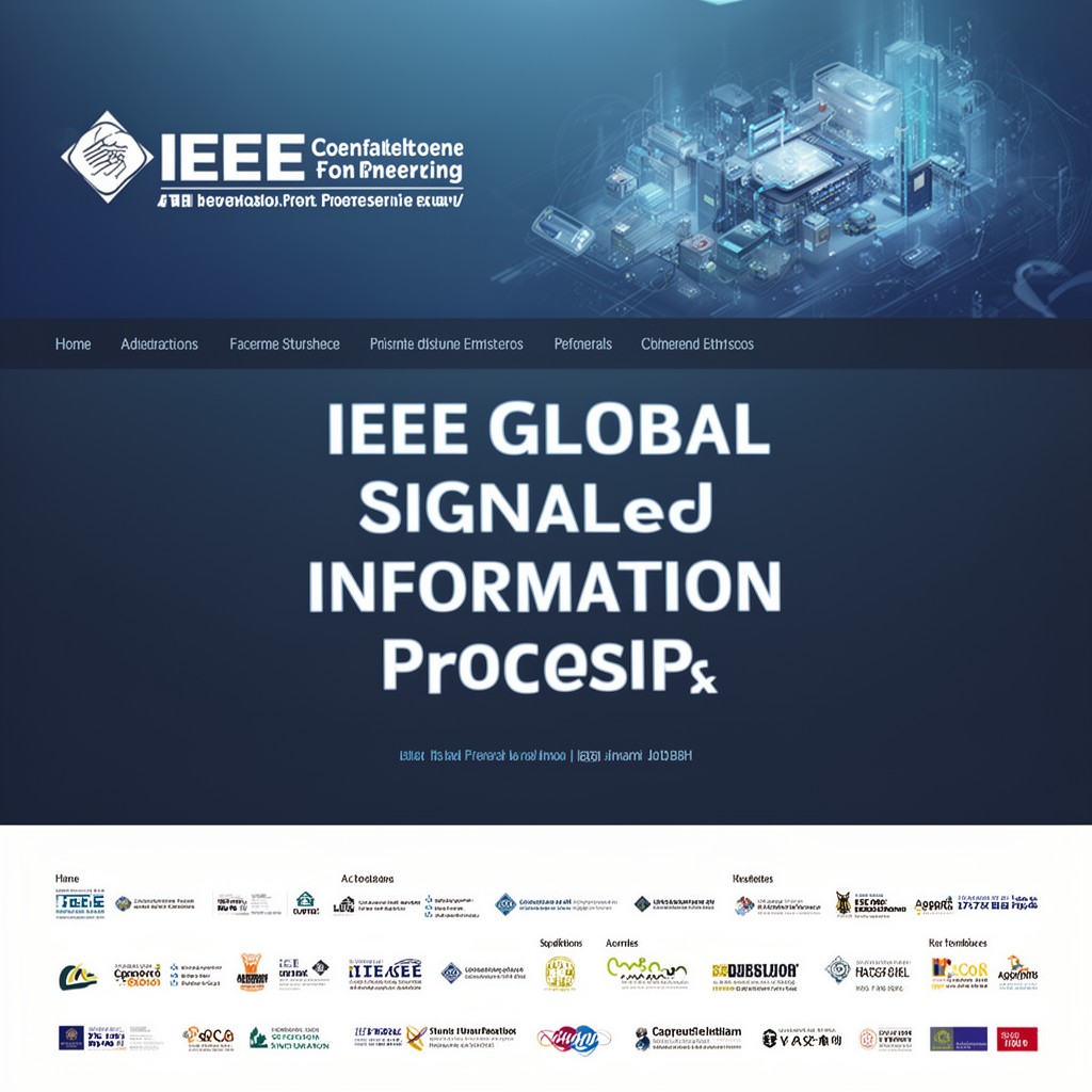 AI-generated illustration of IEEE Global Conference on Signal and Information Processing