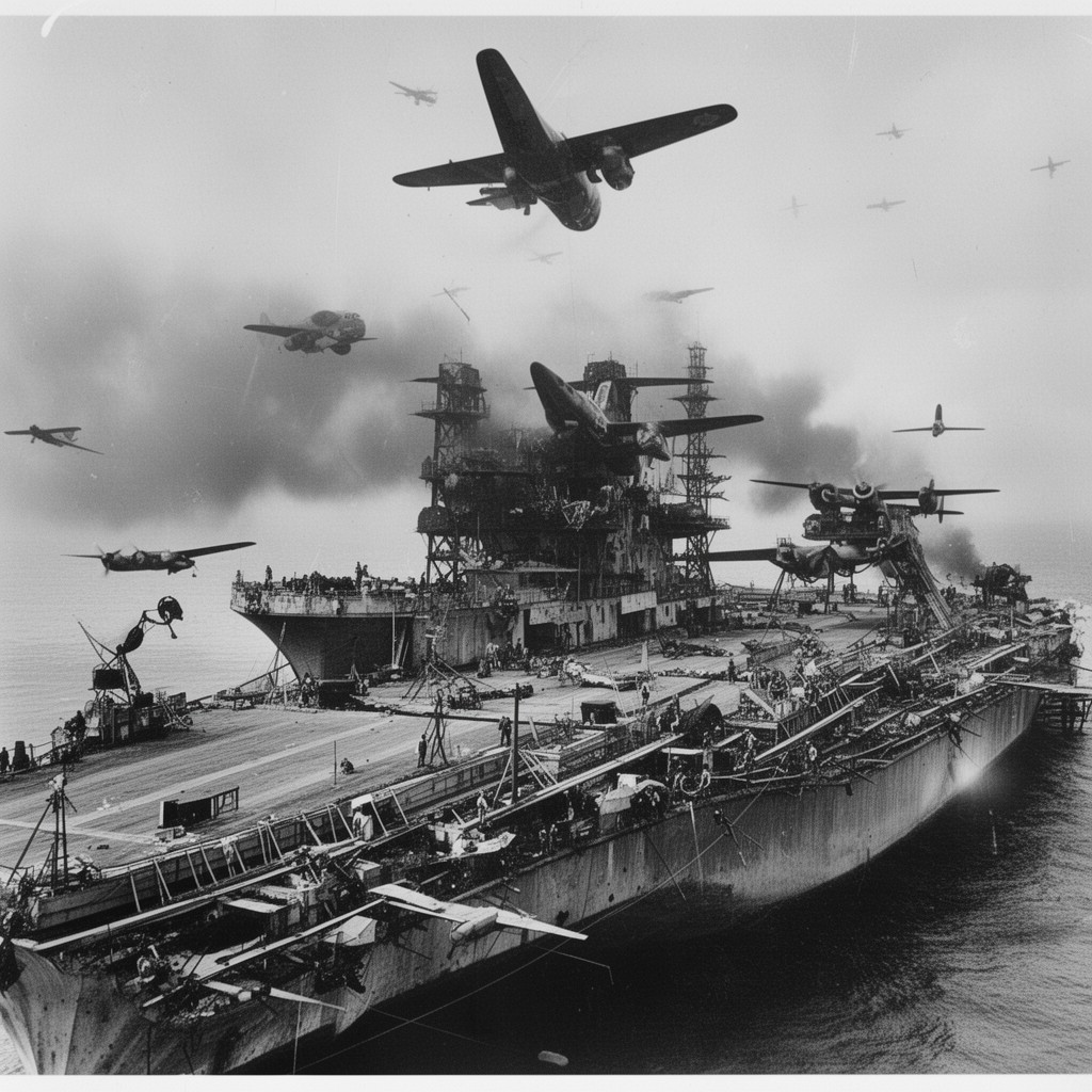 AI-generated illustration of Doolittle Raid