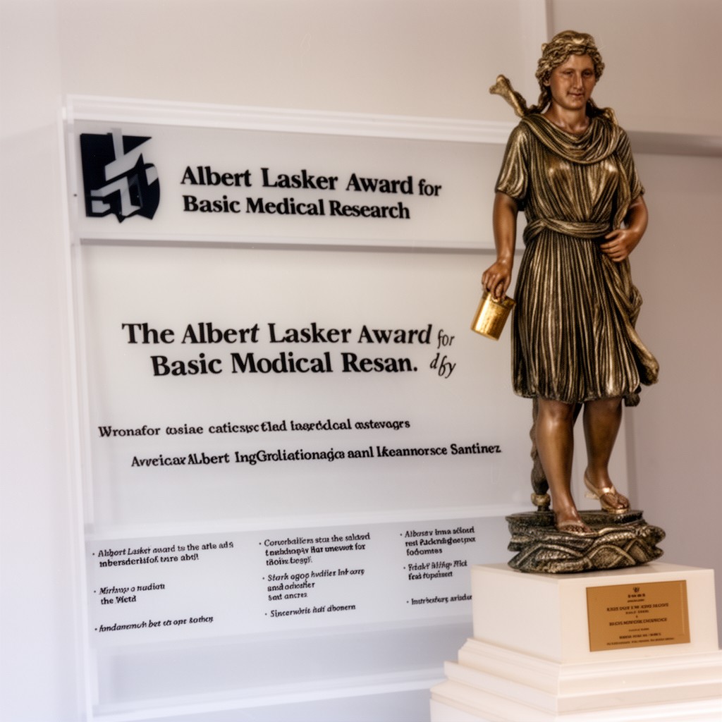 AI-generated illustration of Albert Lasker Award for Basic Medical Research
