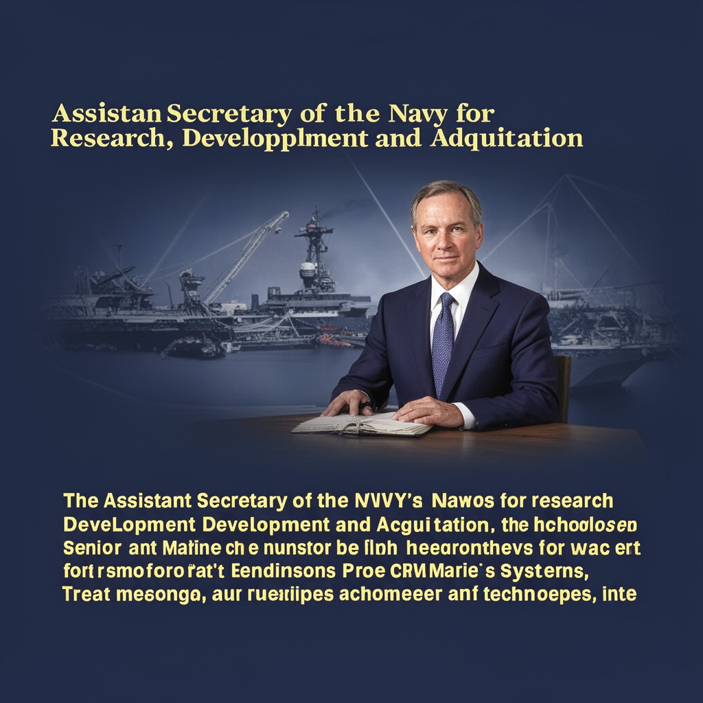 AI-generated illustration of Assistant Secretary of the Navy for Research, Development and Acquisition