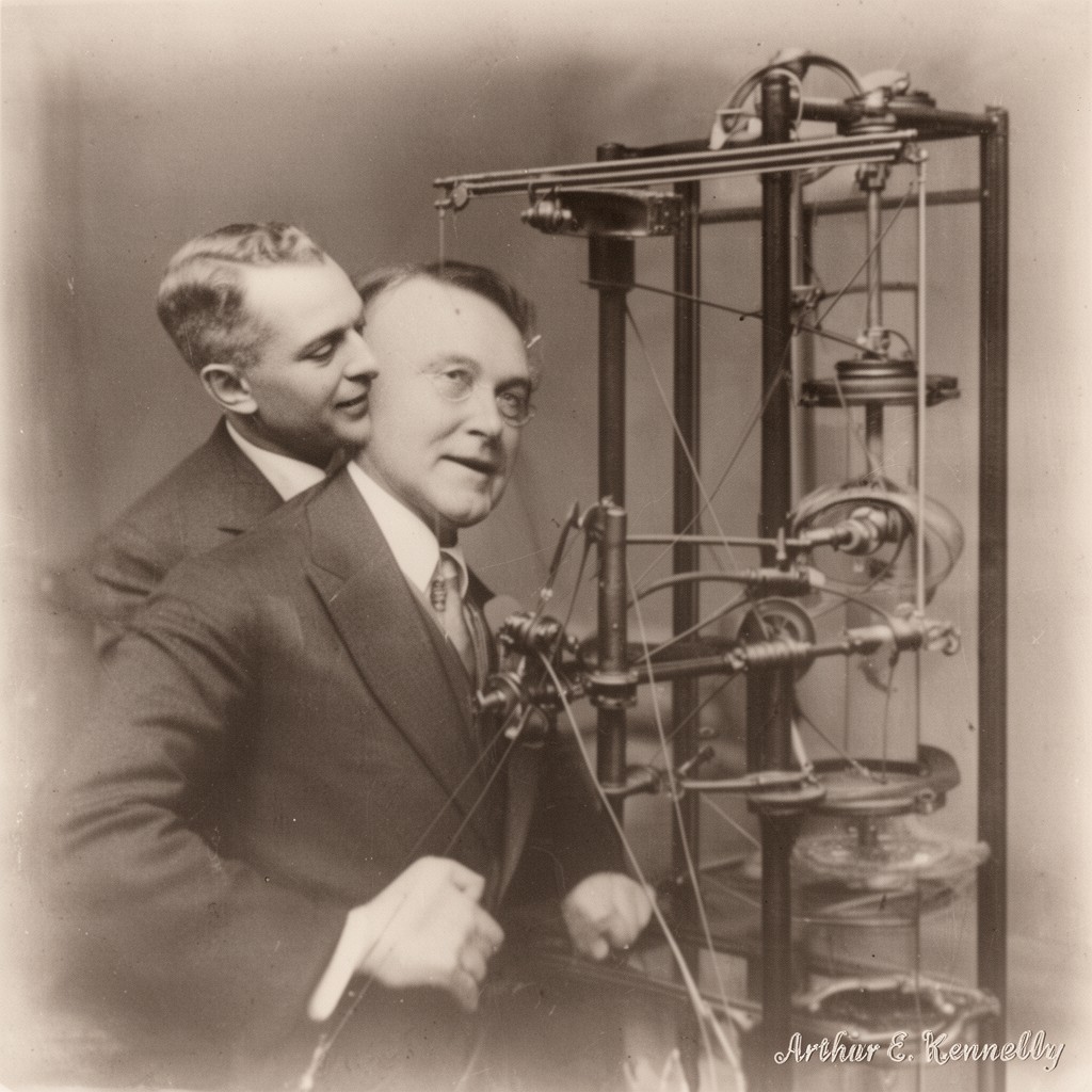 AI-generated illustration of Arthur E. Kennelly