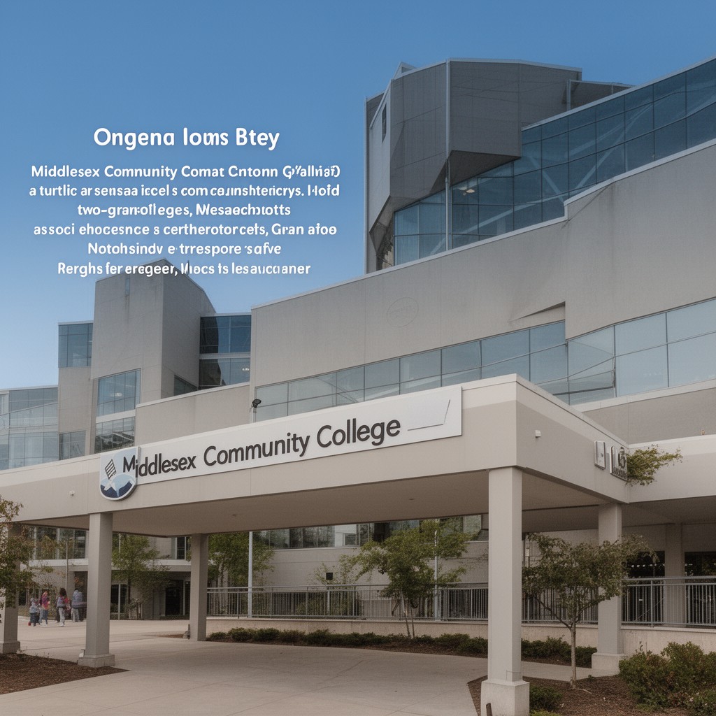 AI-generated illustration of Middlesex Community College