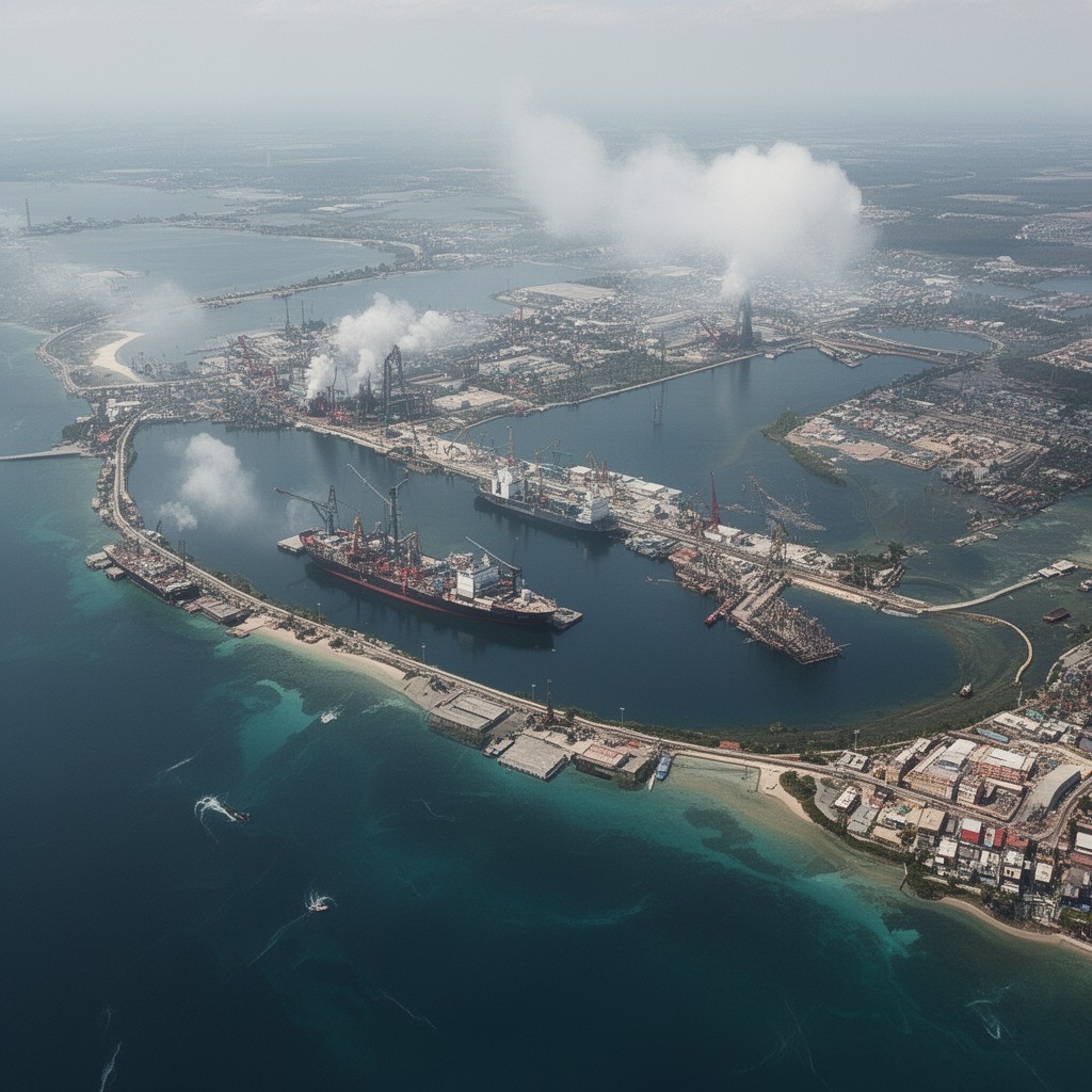 AI-generated illustration of Gulf of Mexico