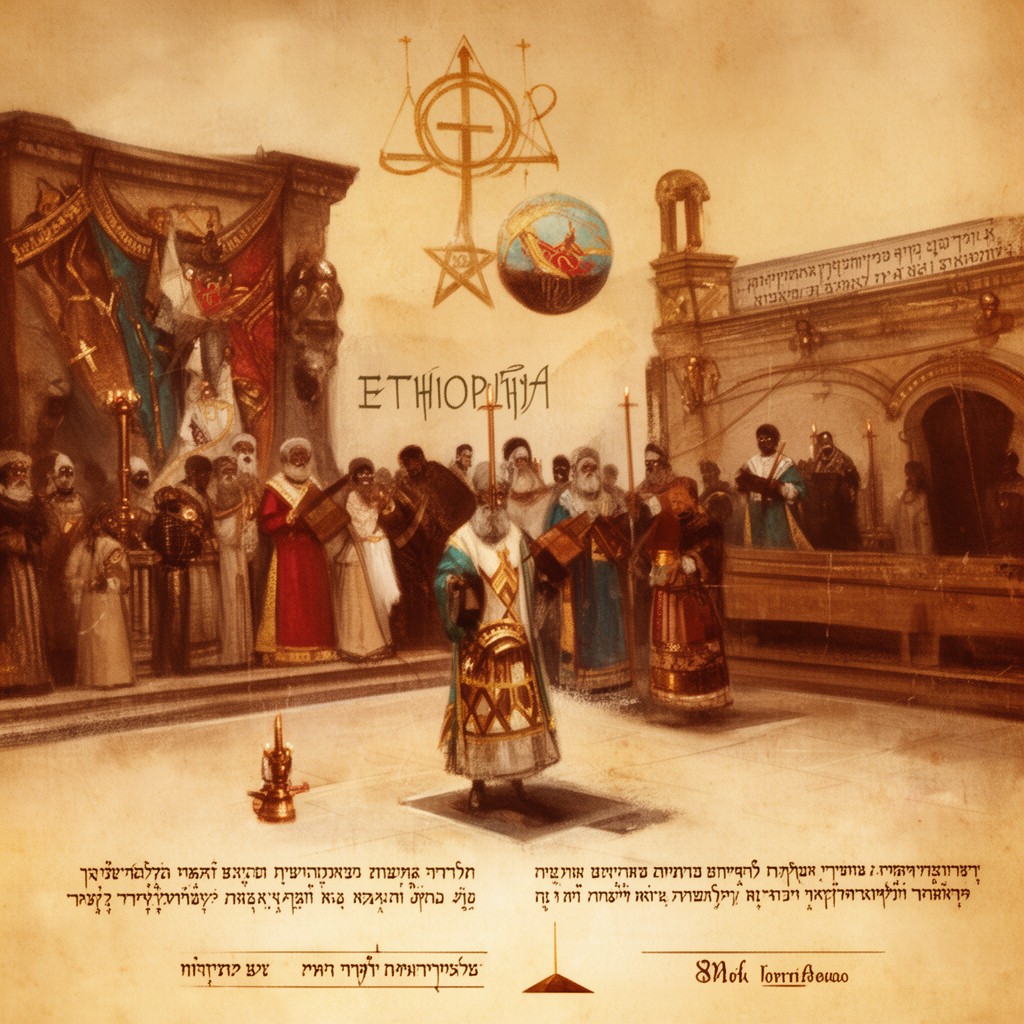 AI-generated illustration of Ethiopian Rite
