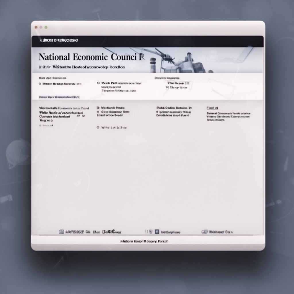 AI-generated illustration of National Economic Council