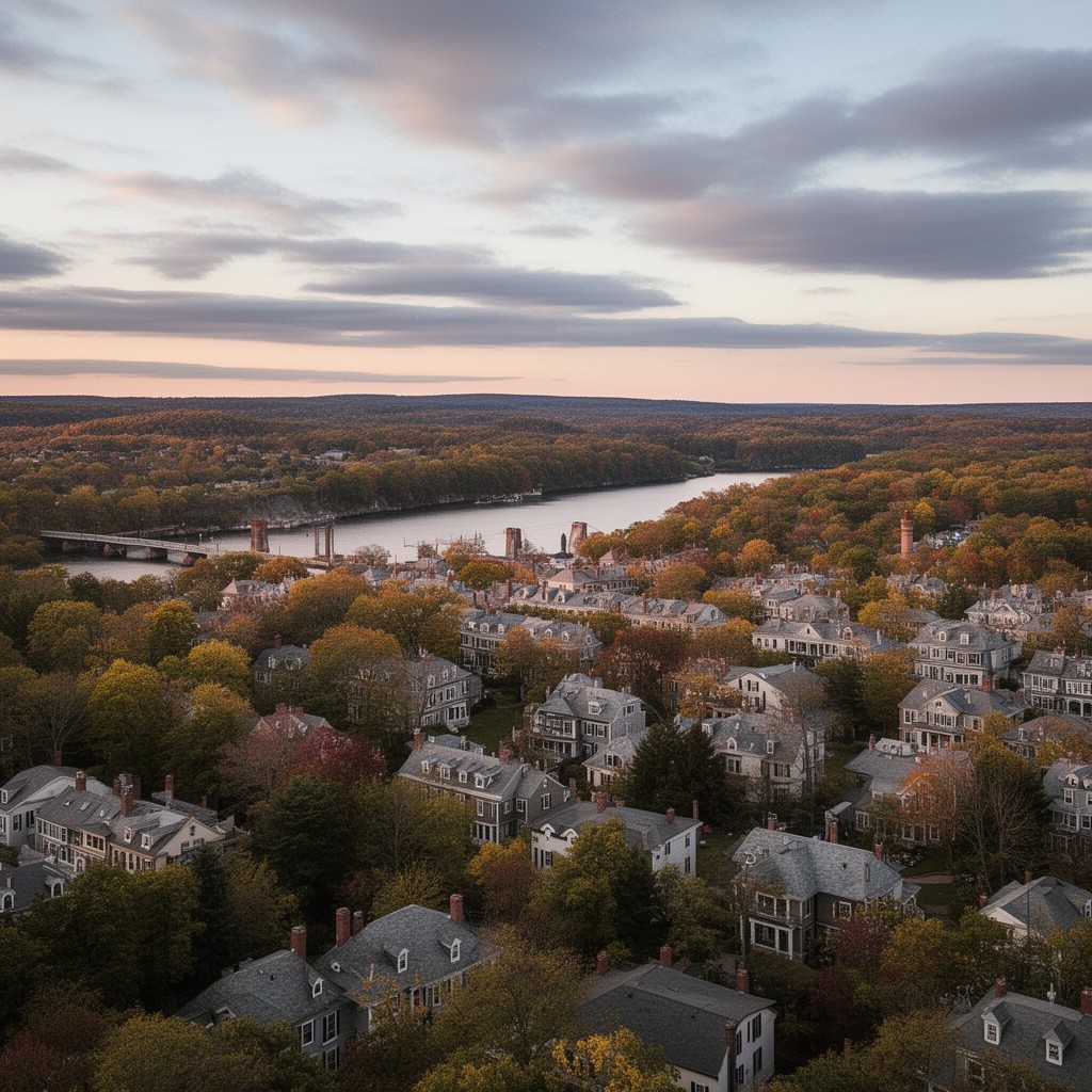 AI-generated illustration of Connecticut