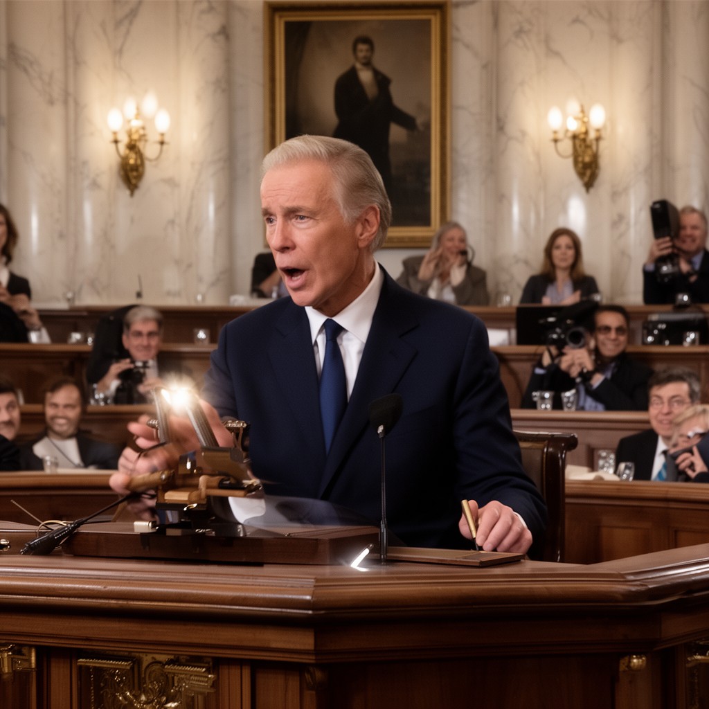 AI-generated illustration of President pro tempore of the United States Senate