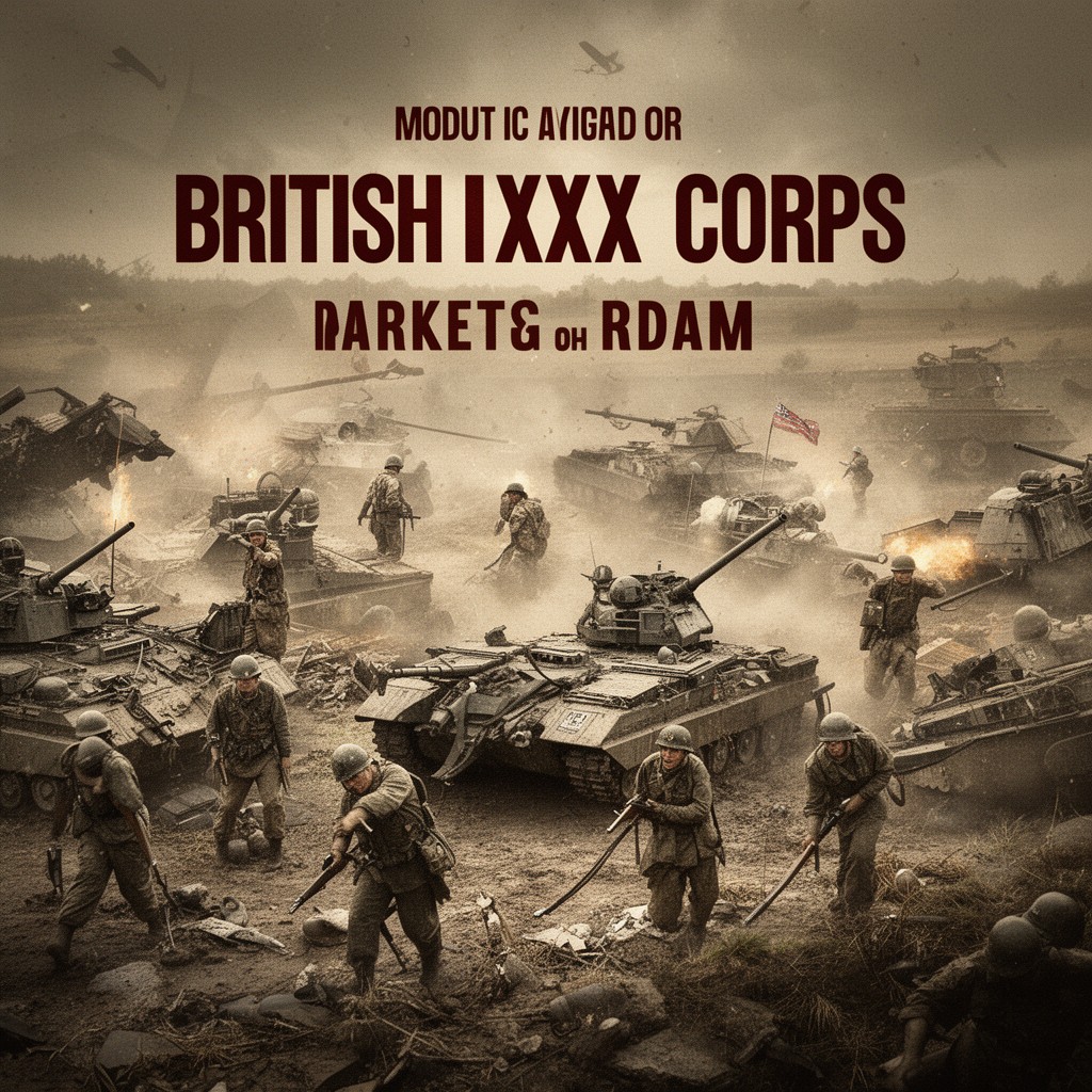 AI-generated illustration of British XXX Corps