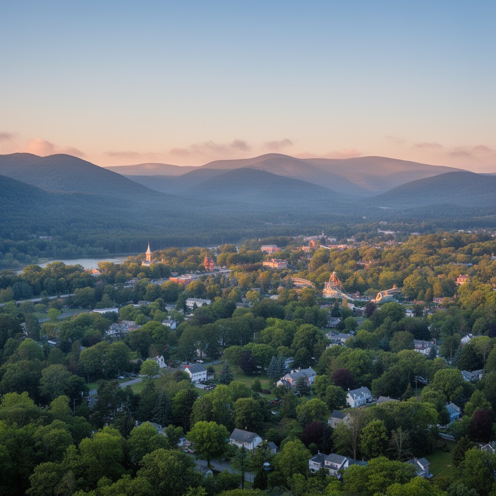 AI-generated illustration of Western Massachusetts
