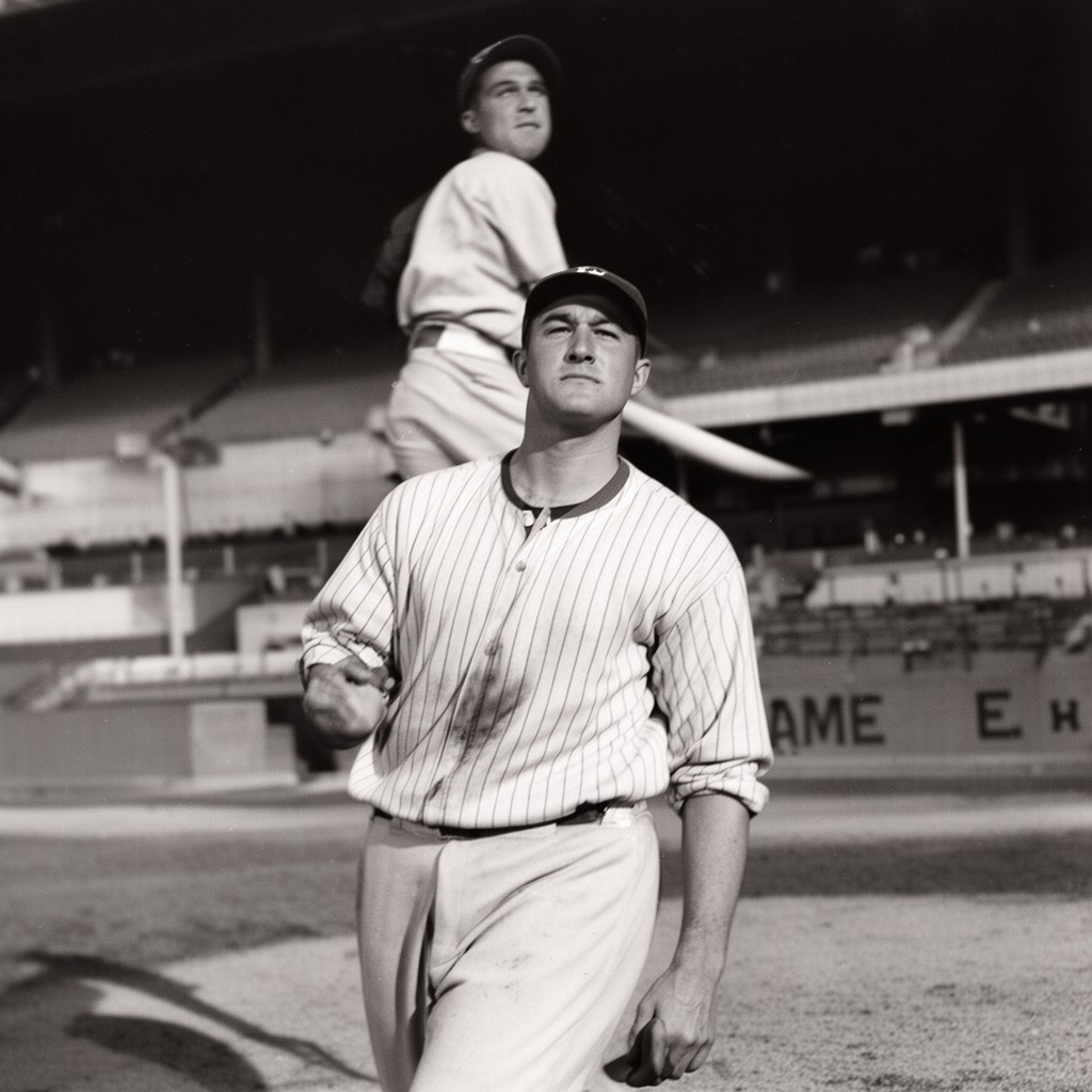 AI-generated illustration of Lou Gehrig