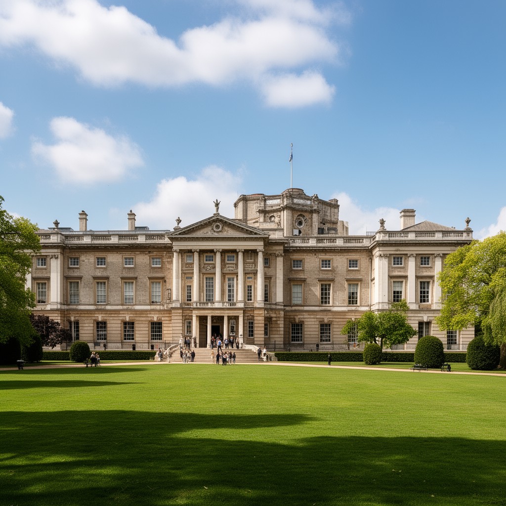 AI-generated illustration of Kensington Palace, London