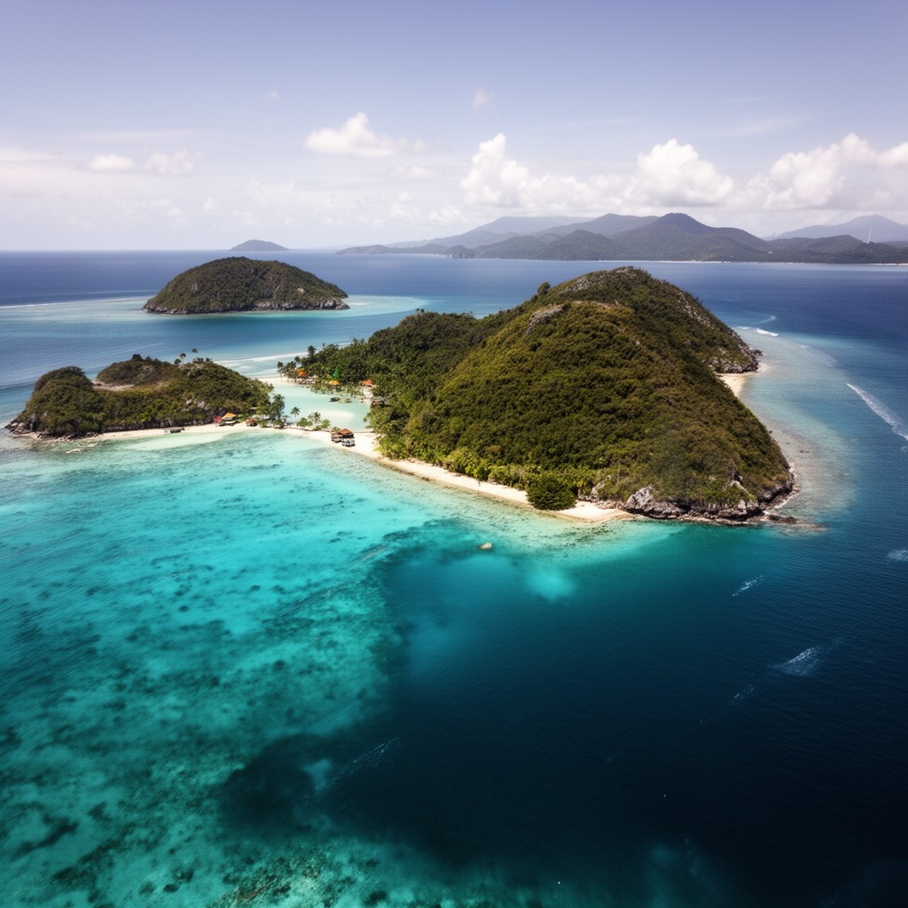 AI-generated illustration of South Pacific
