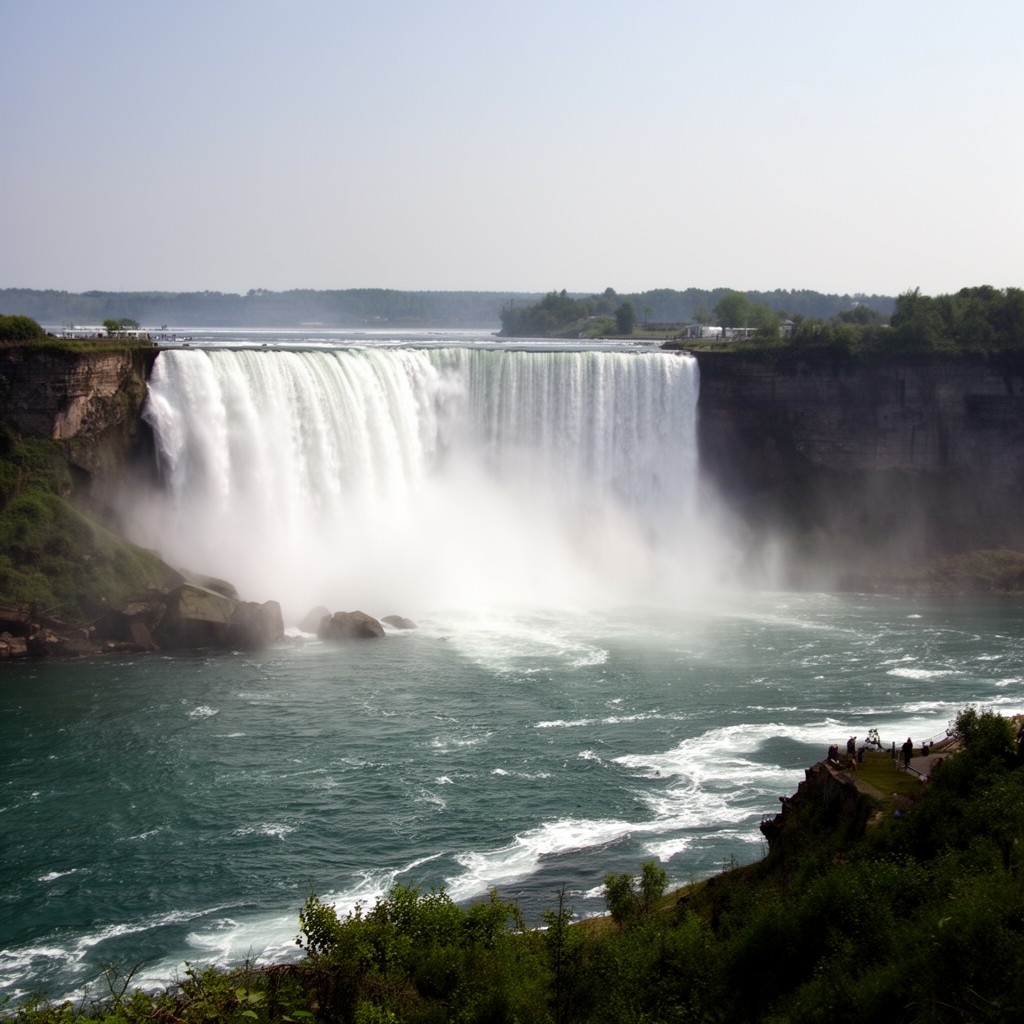 AI-generated illustration of Niagara Falls