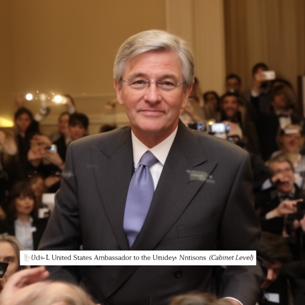 AI-generated illustration of United States Ambassador to the United Nations (Cabinet-level)