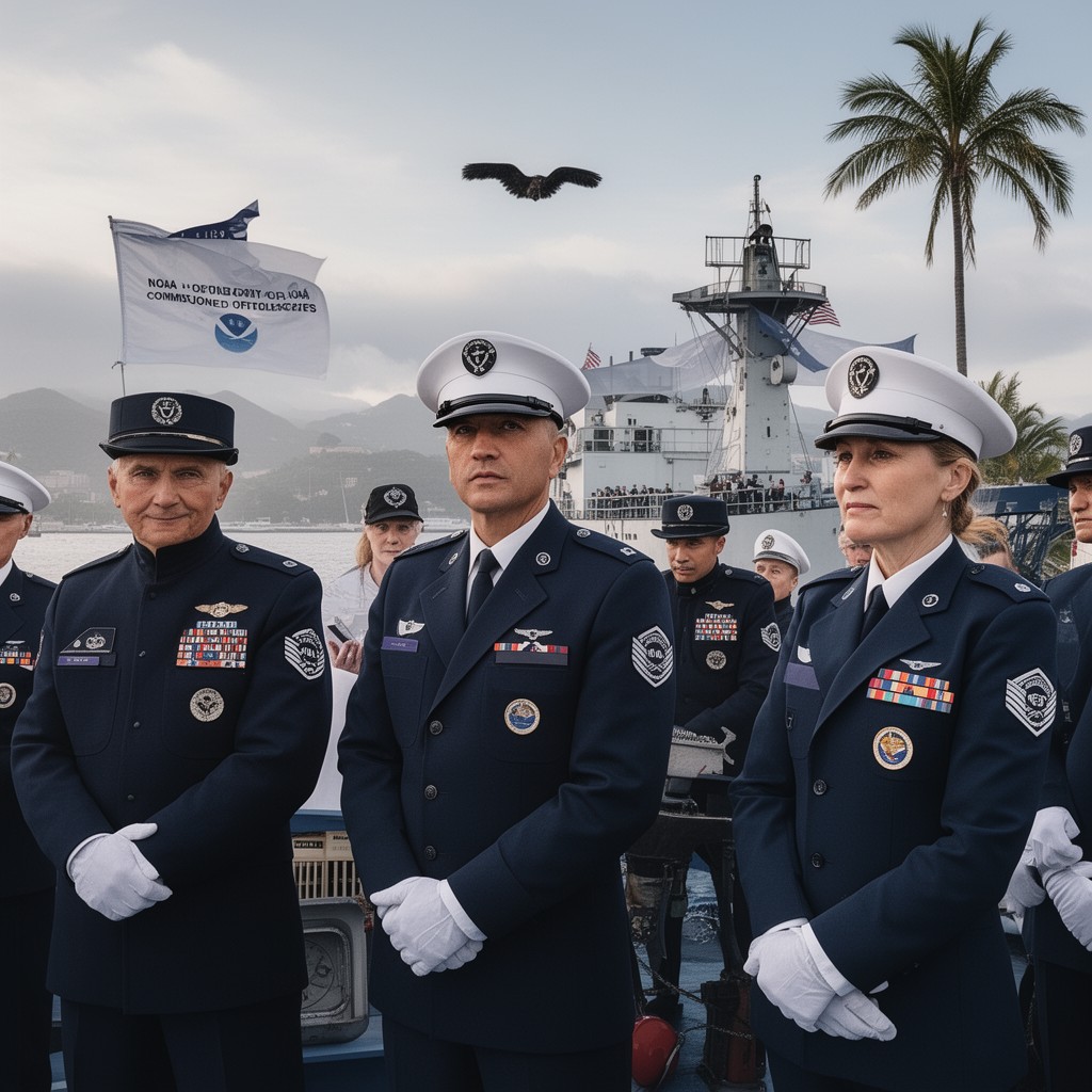 AI-generated illustration of NOAA Commissioned Officer Corps