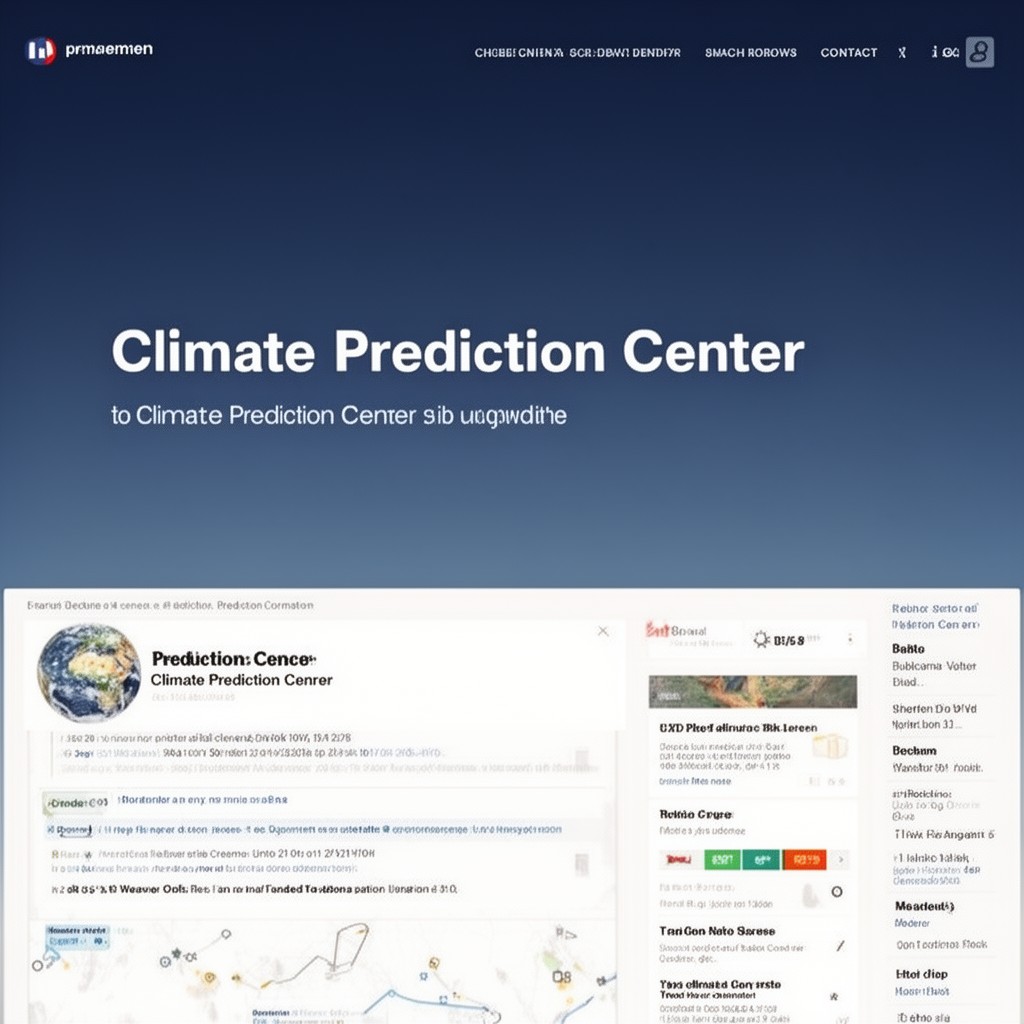 AI-generated illustration of Climate Prediction Center