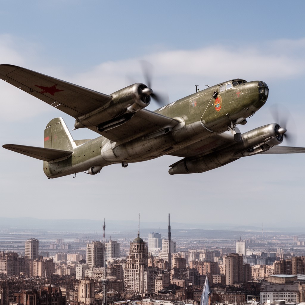 AI-generated illustration of Soviet Air Forces