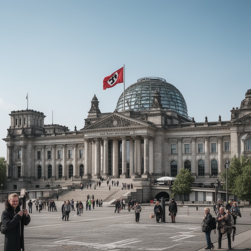 AI-generated illustration of Reichstag of Nazi Germany