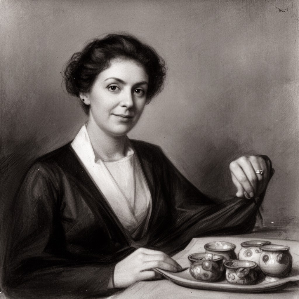 AI-generated illustration of Sara Ann Delano