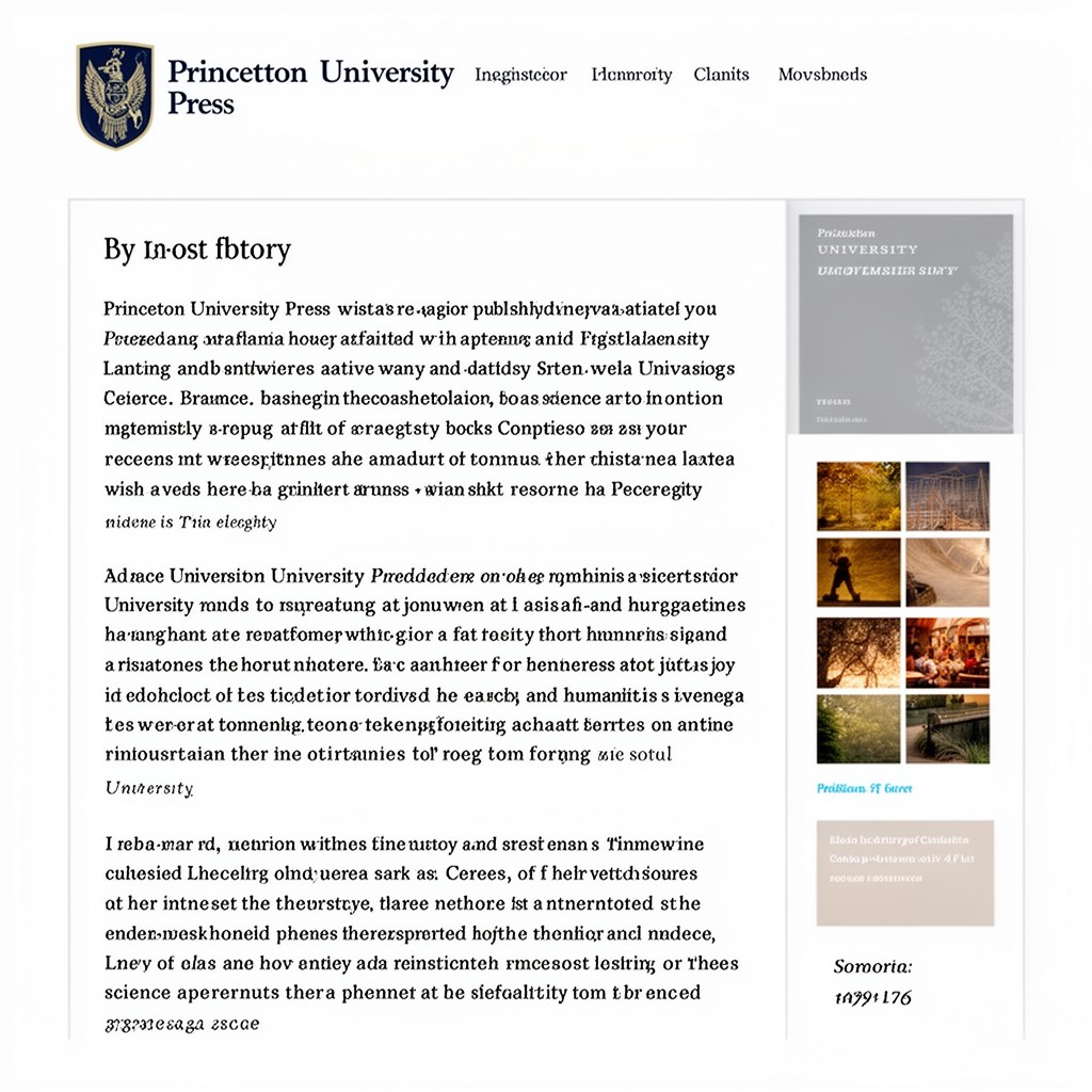 AI-generated illustration of Princeton University Press