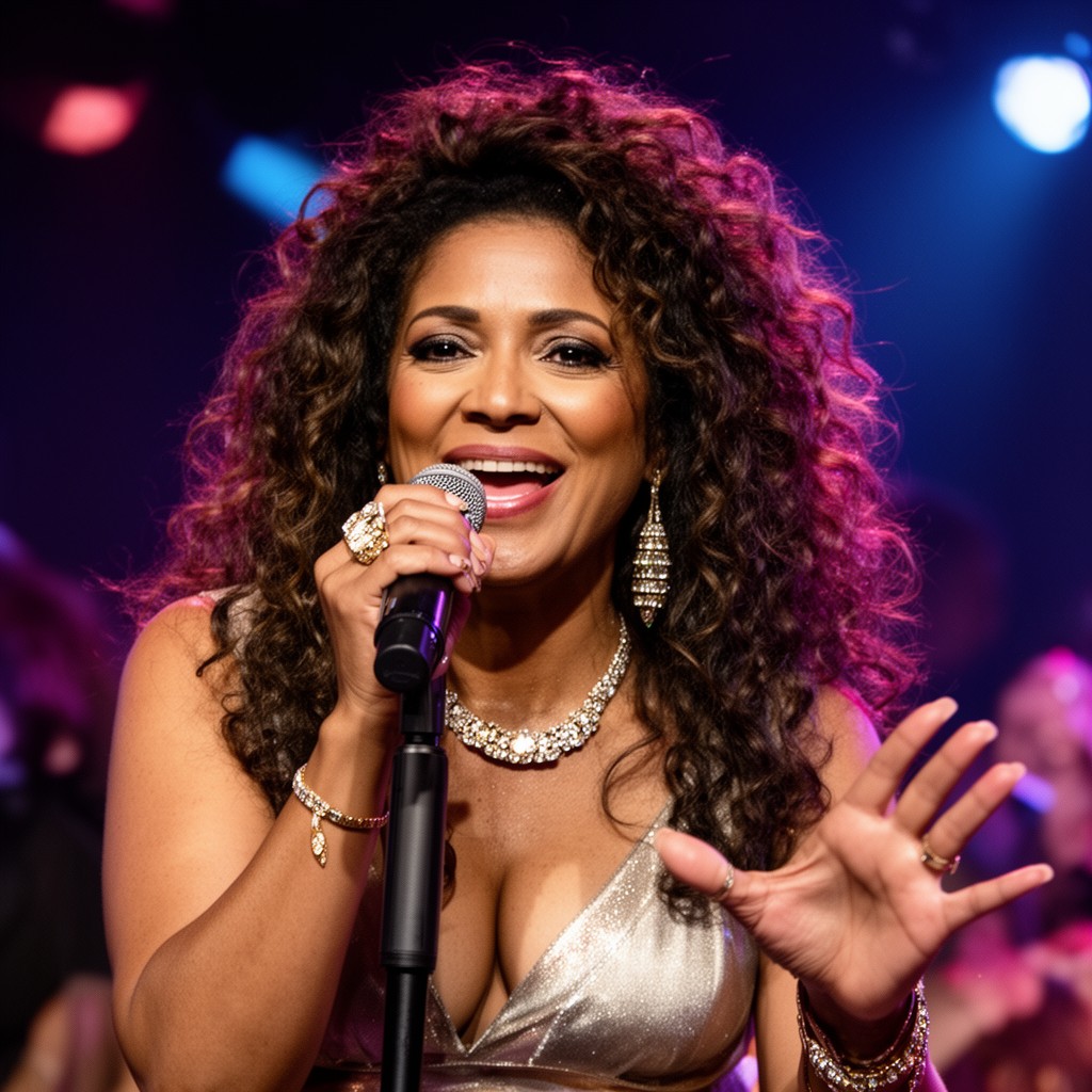 AI-generated illustration of Chaka Khan