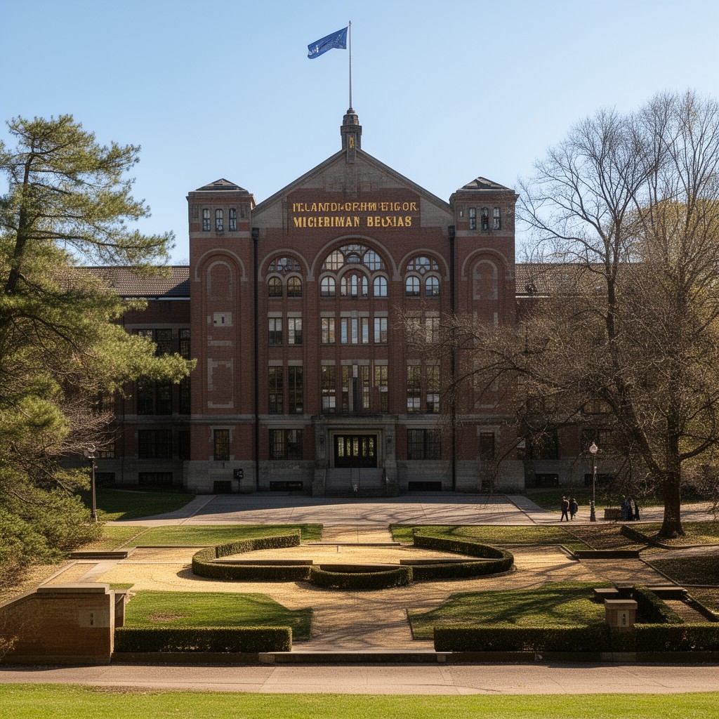 AI-generated illustration of University of Michigan