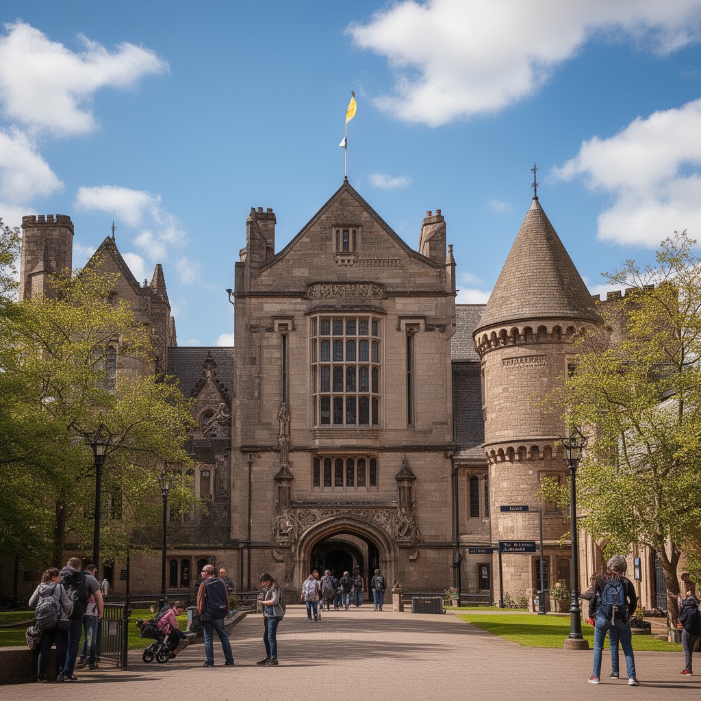AI-generated illustration of Lancaster University