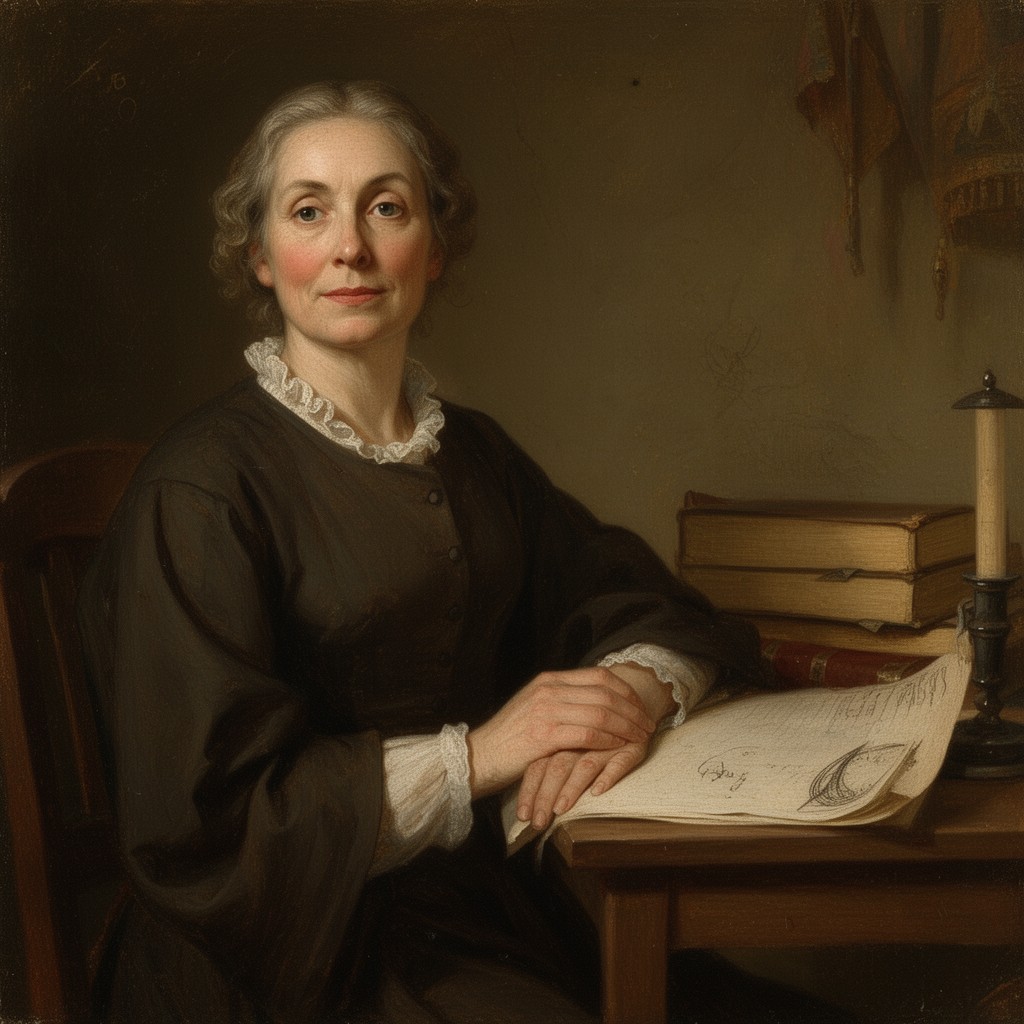AI-generated illustration of Martha Corey