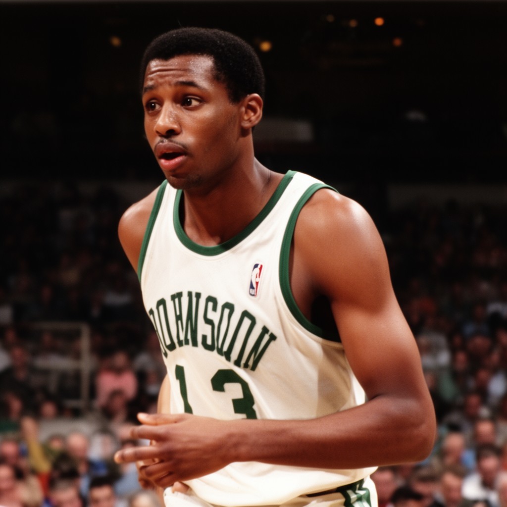 AI-generated illustration of Dennis Johnson