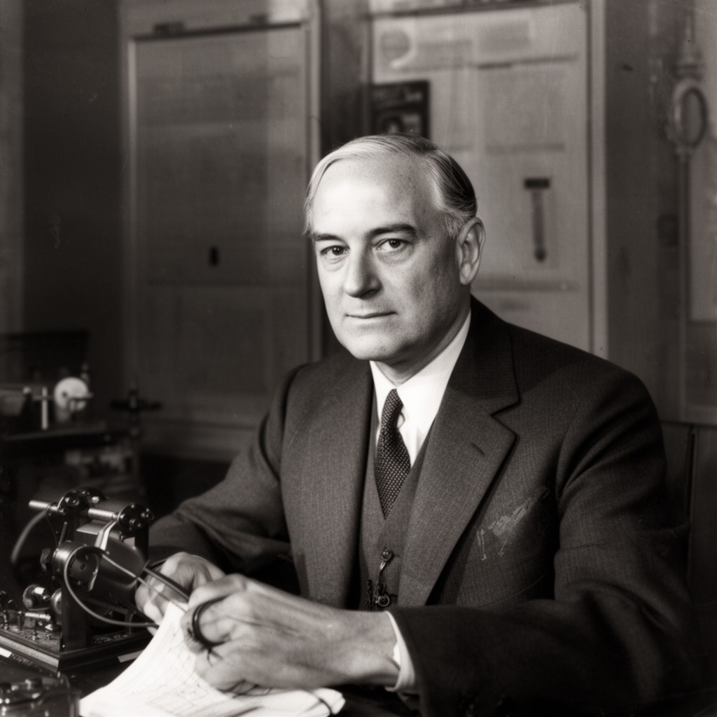 AI-generated illustration of Frank B. Jewett