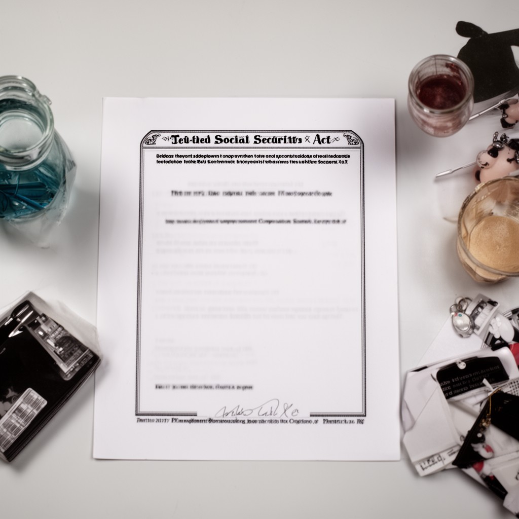 AI-generated illustration of Title IX of the Social Security Act