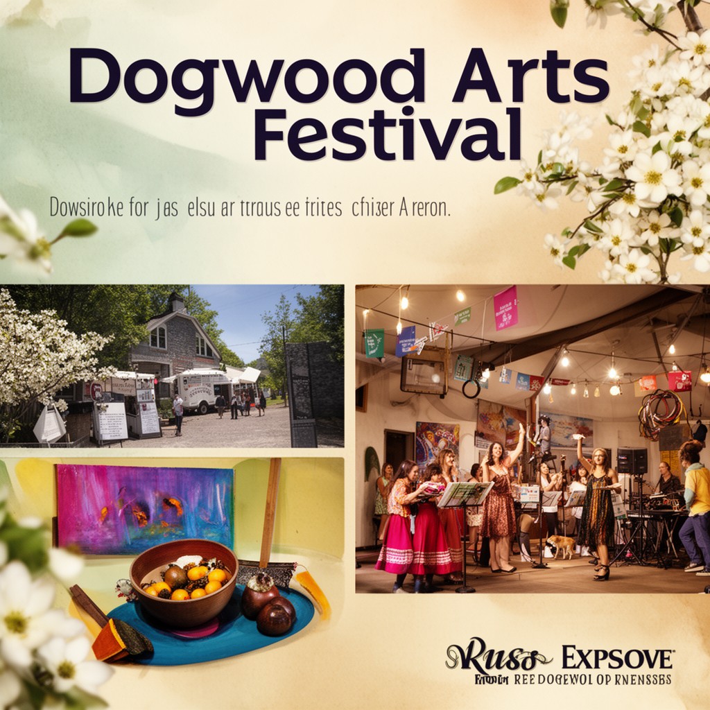 AI-generated illustration of Dogwood Arts Festival
