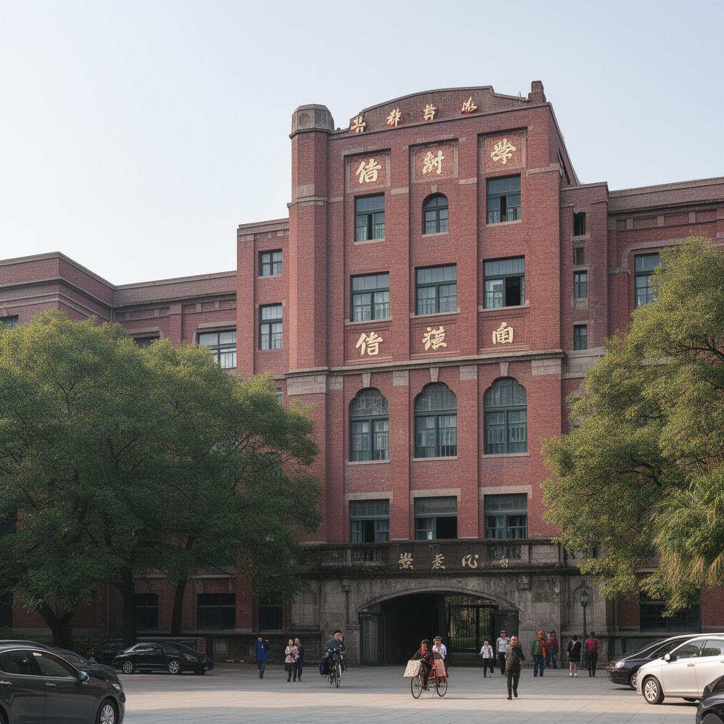 AI-generated illustration of Hunan First Normal School
