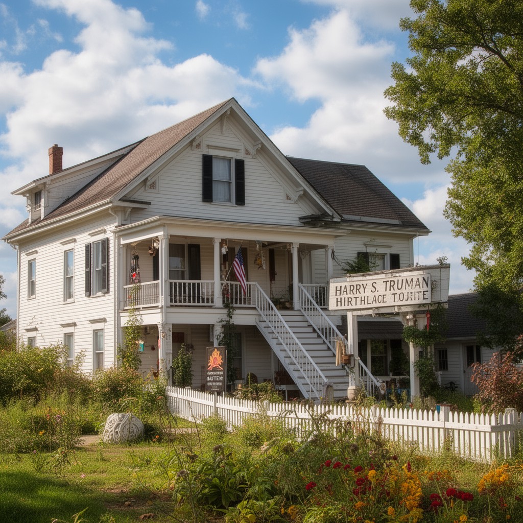AI-generated illustration of Harry S. Truman Birthplace State Historic Site
