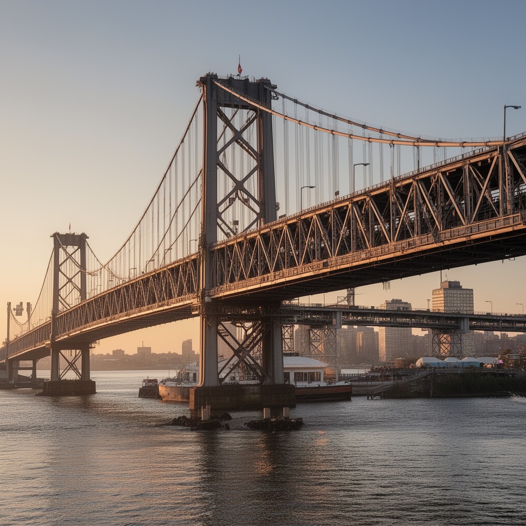 AI-generated illustration of Tobin Bridge
