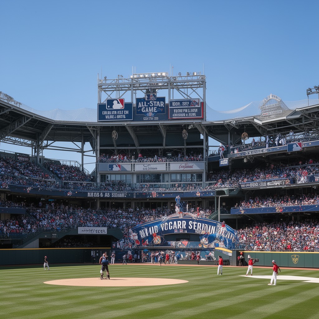 AI-generated illustration of MLB All-Star Game