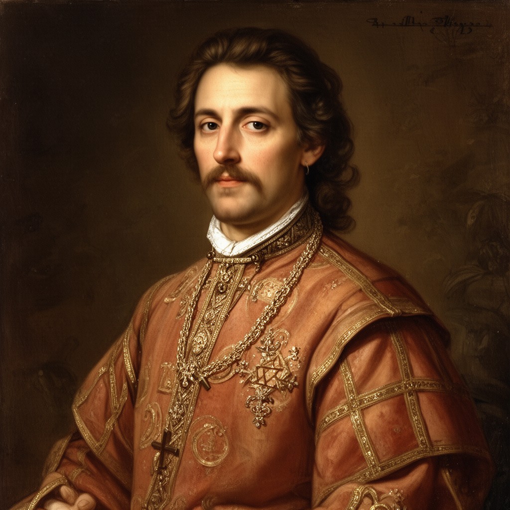 AI-generated illustration of Charles II of Spain