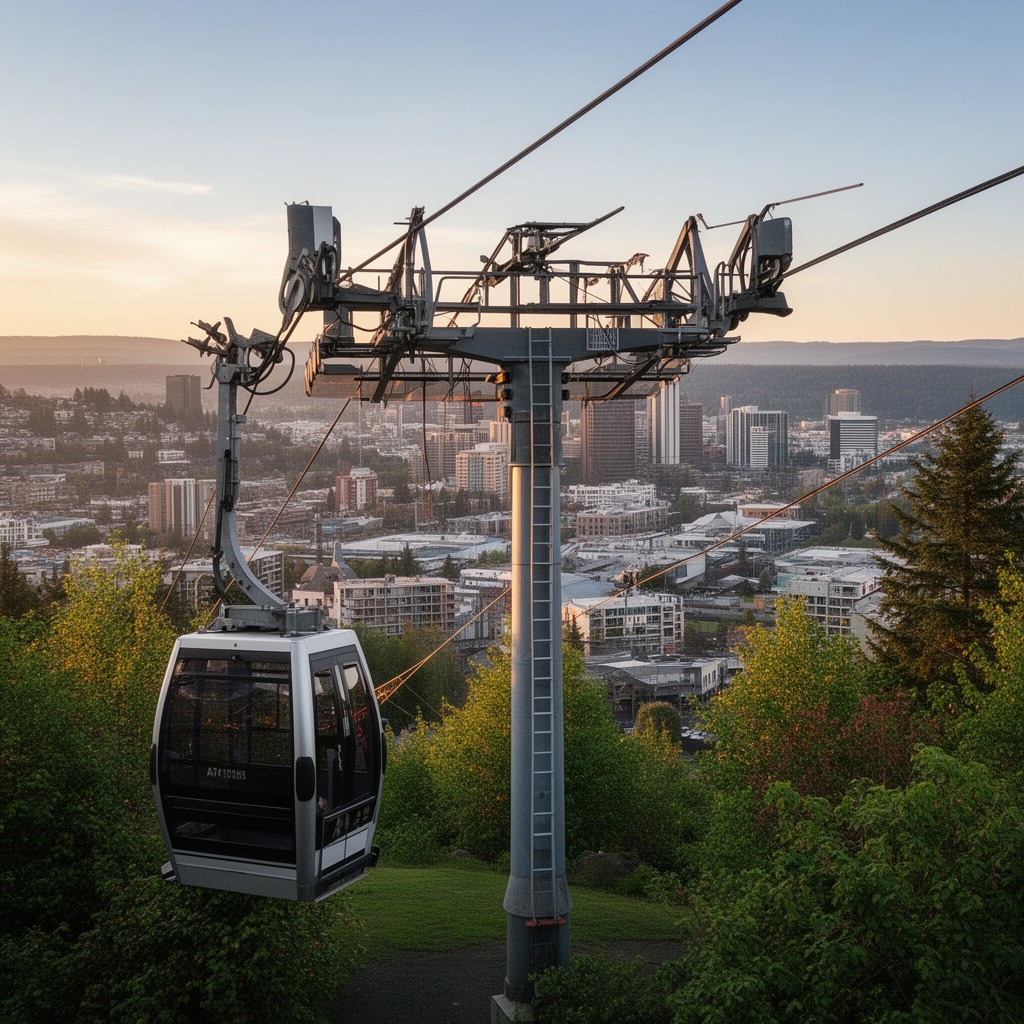 AI-generated illustration of Aerial Tram