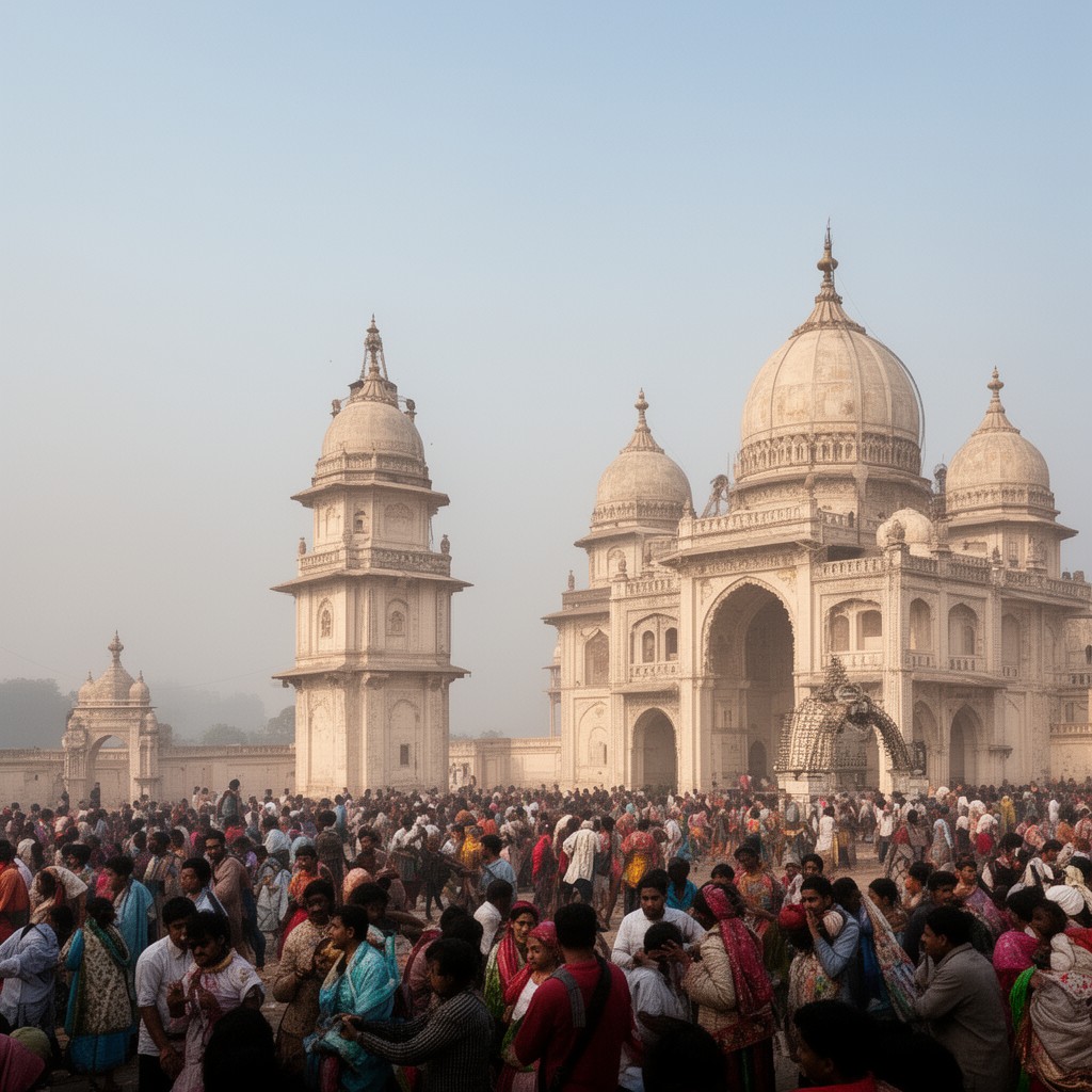AI-generated illustration of Uttar Pradesh