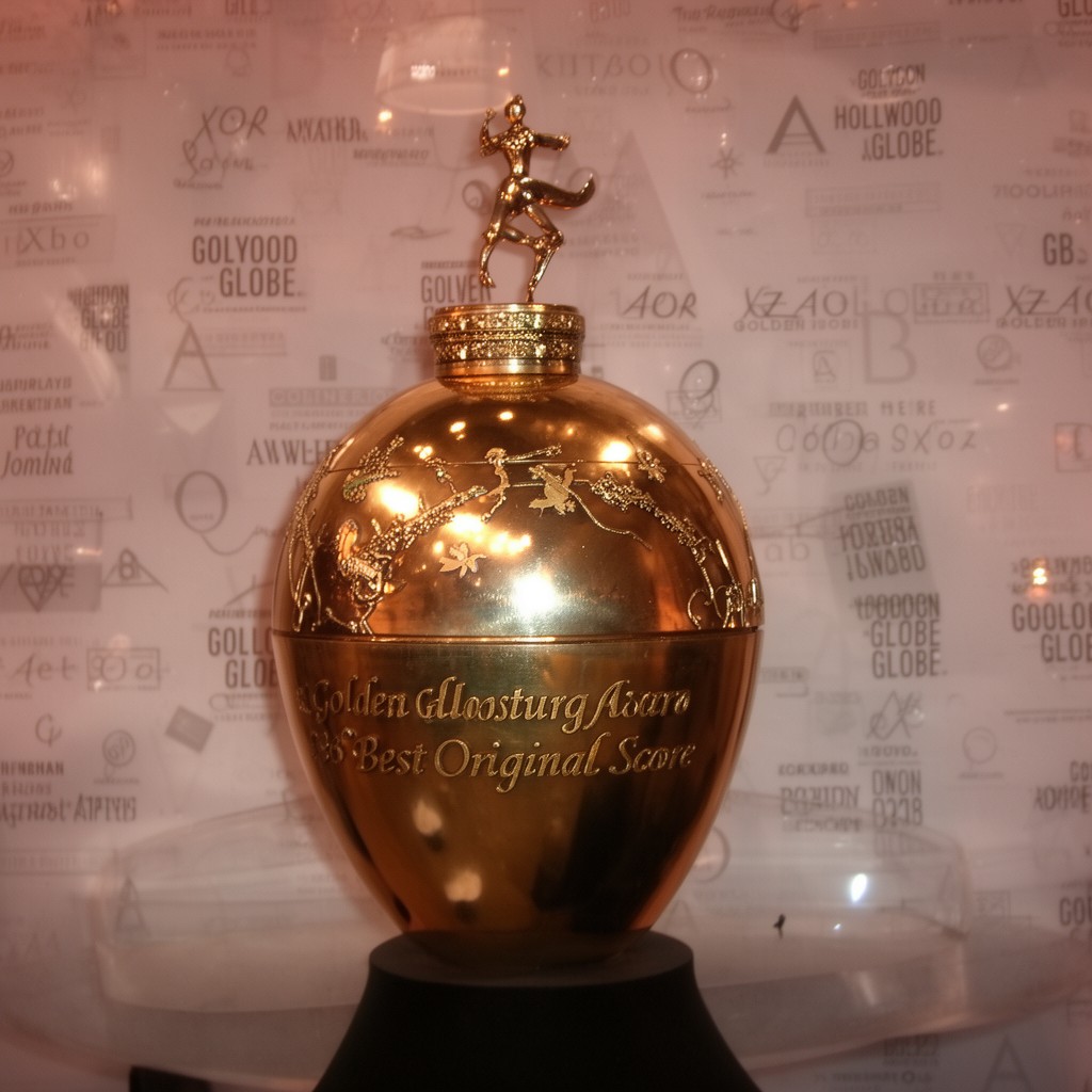 AI-generated illustration of Golden Globe Award for Best Original Score