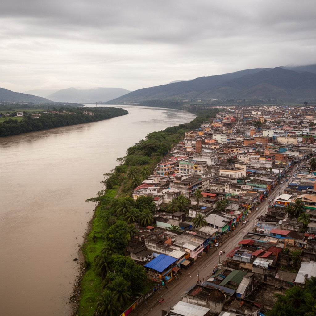 AI-generated illustration of Guayas River