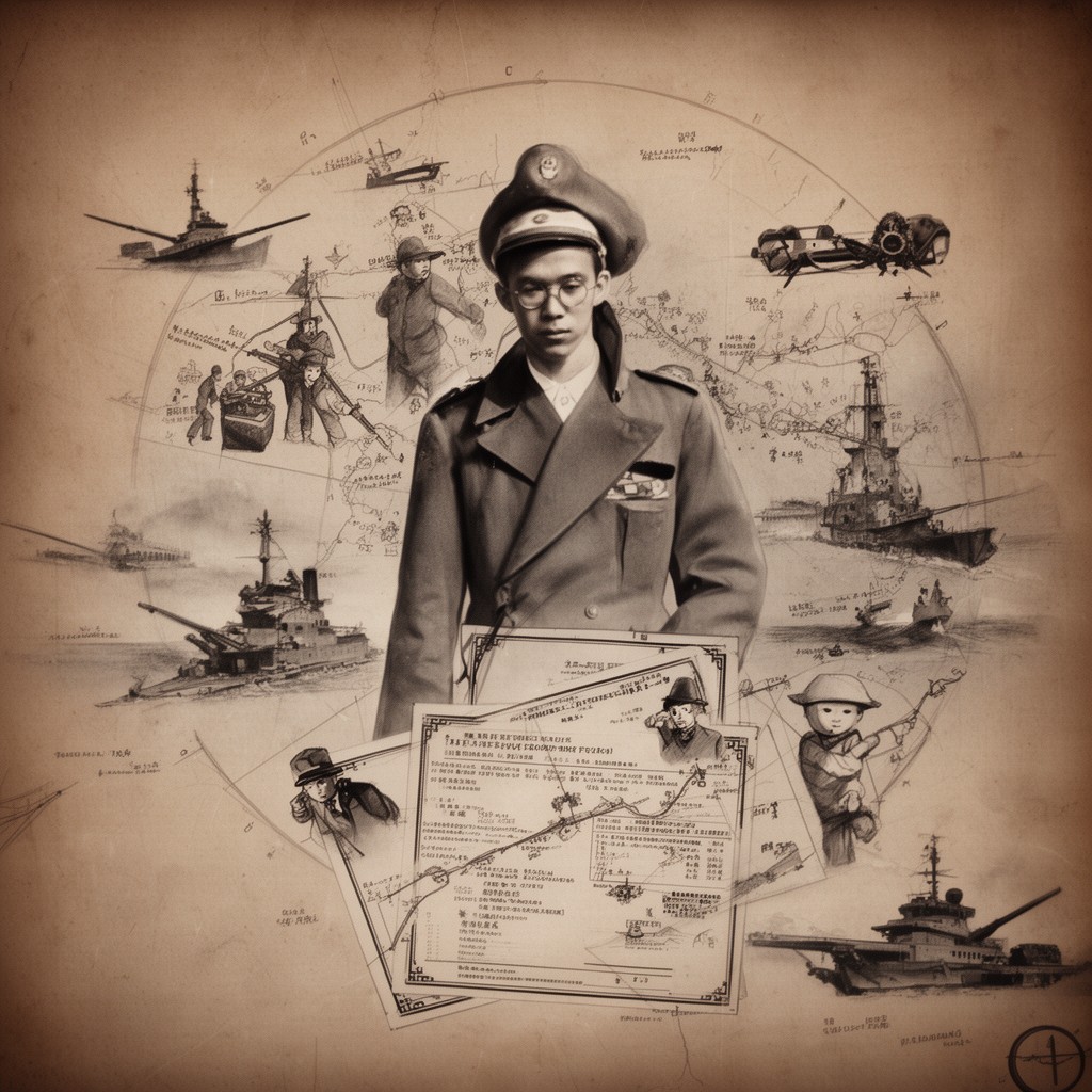 AI-generated illustration of Armed Forces of the Empire of Japan