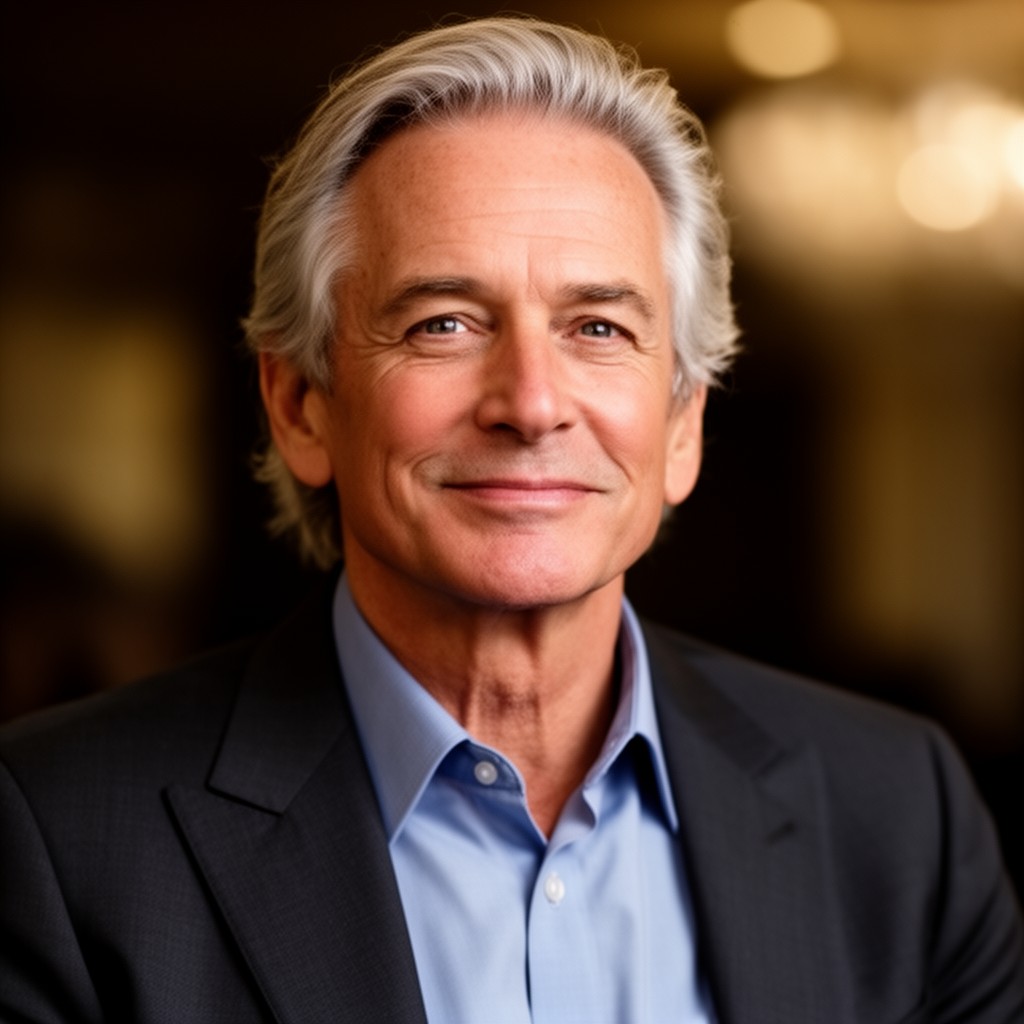 AI-generated illustration of Michael Douglas