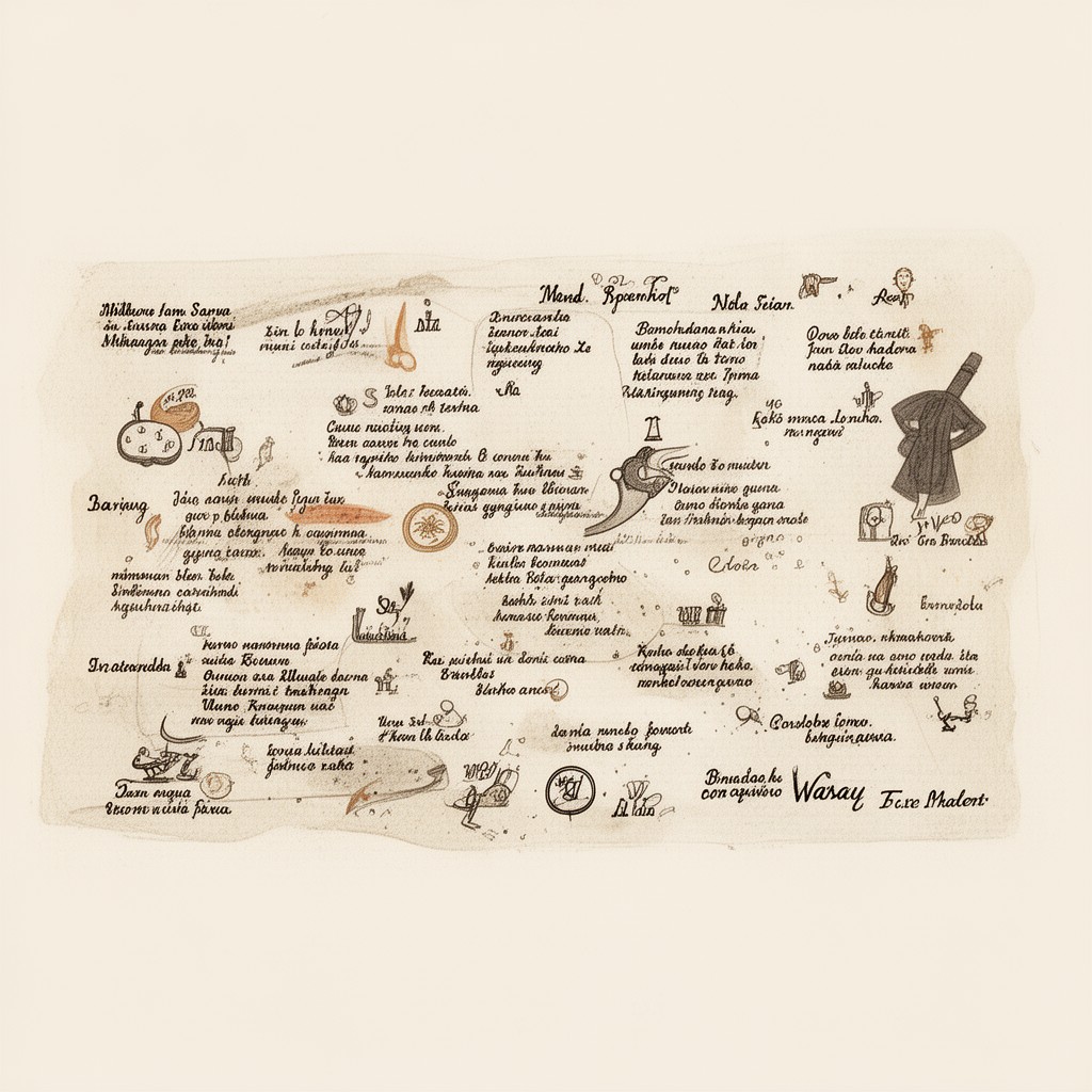 AI-generated illustration of Waray language
