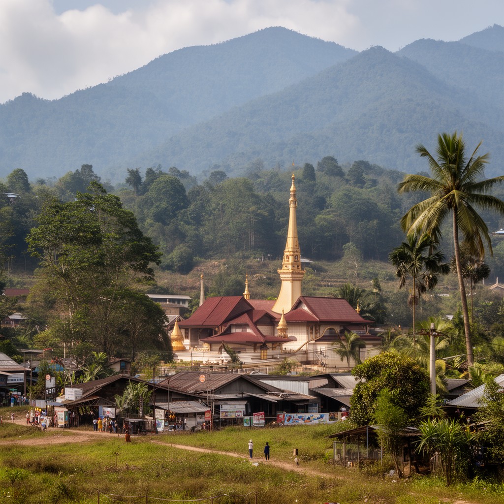 AI-generated illustration of Laos