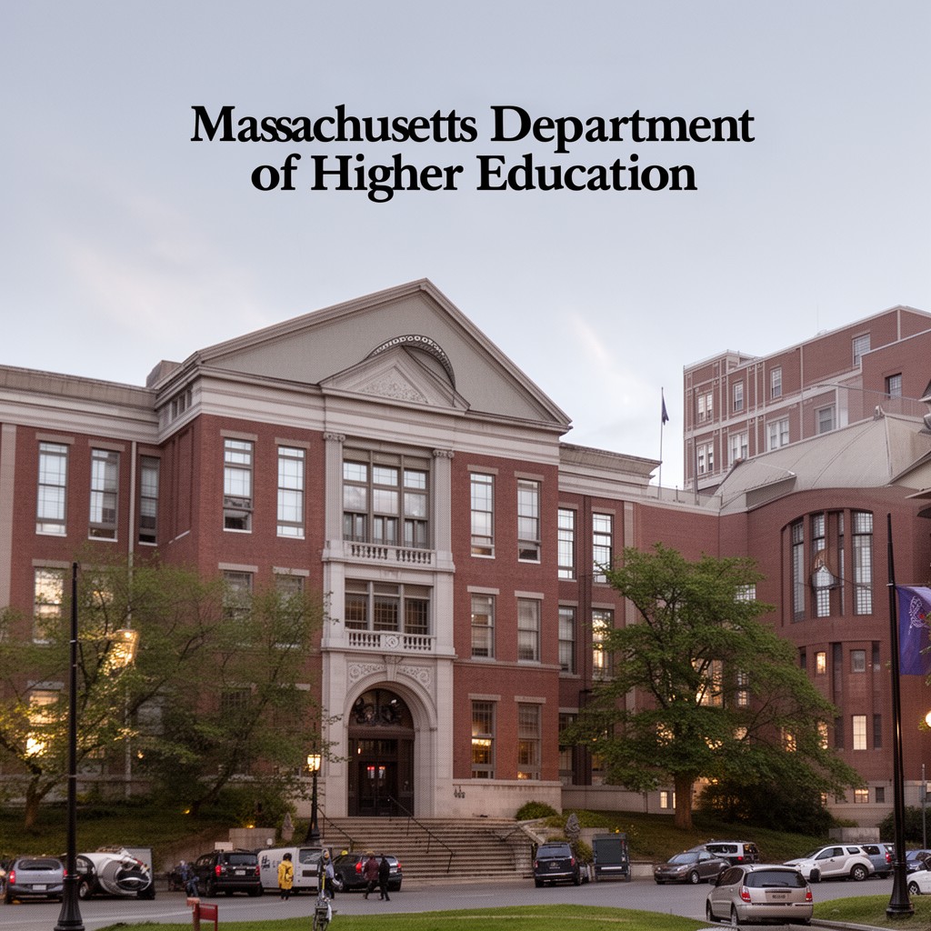 AI-generated illustration of Massachusetts Department of Higher Education