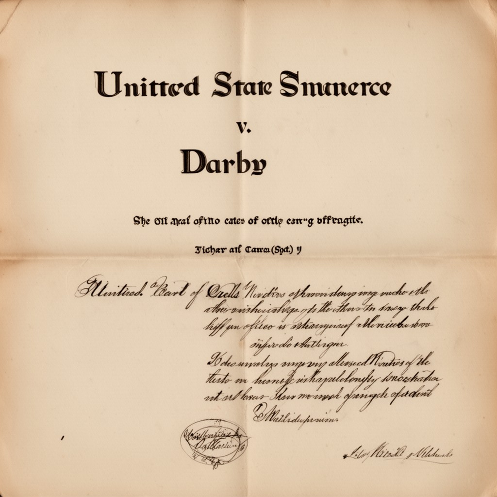 AI-generated illustration of United States v. Darby