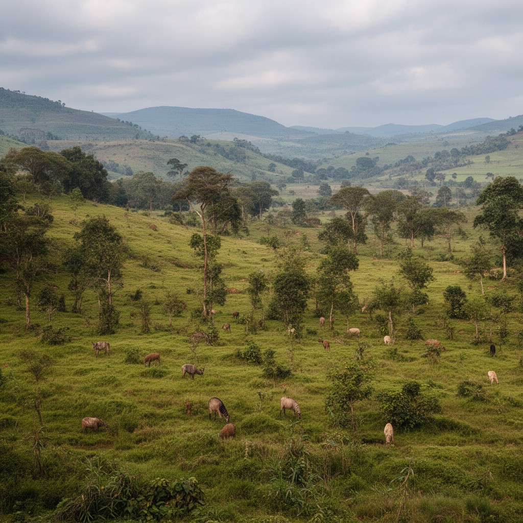 AI-generated illustration of Uganda