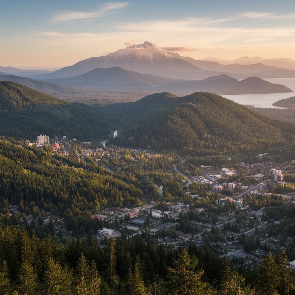 AI-generated illustration of Pacific Northwest